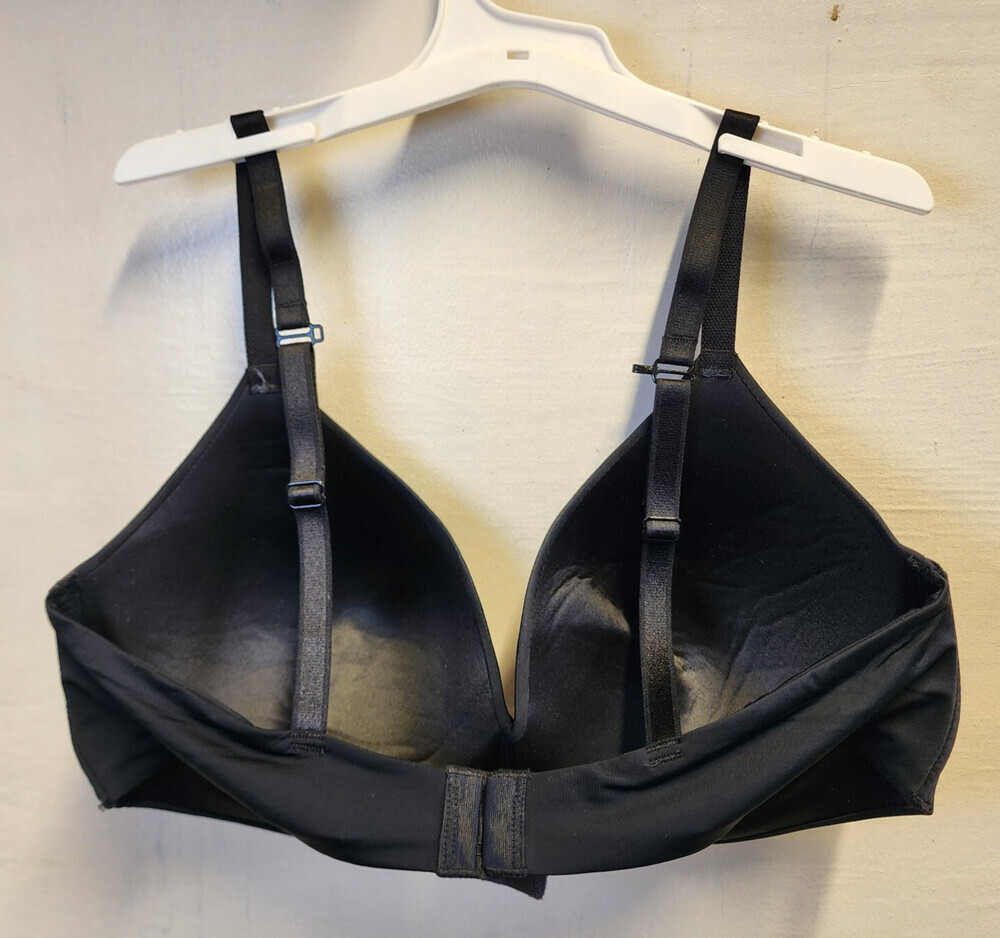 NWOT Auden Women's Black Wireless Lightly Line Bra Adjustable Straps Size 36D - Picture 5 of 5